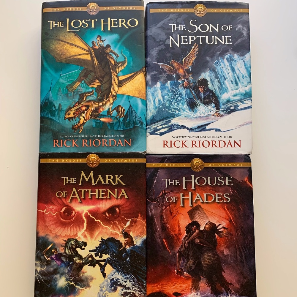 The Heros Of Olympus series by Rick Riordan